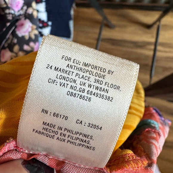 Anthropologie by Moulinette Soeurs Velvet and Silk Blend Wrap Blouse XS NWT - Picture 9 of 9